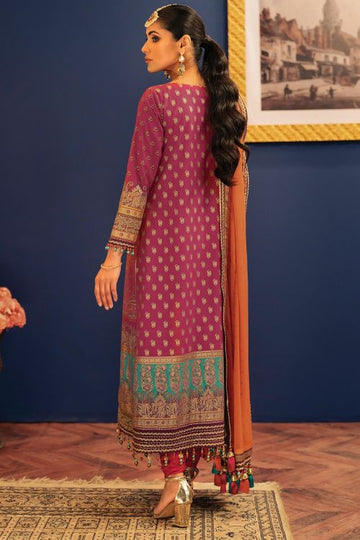 Alkaram FC-21F-22-Magenta Festive Eid Lawn 2022 Online Shopping
